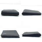 Louis Vuitton Bifold Wallet Taiga Portefeuille Multiple Black — view 4