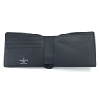 Louis Vuitton Bifold Wallet Taiga Portefeuille Multiple Black — view 8