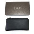 Gucci L-shaped Zipper Wallet Black
