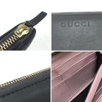 Gucci L-shaped Zipper Wallet Black — view 6