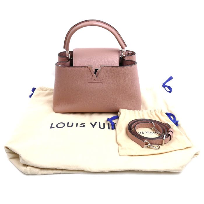 Louis Vuitton Capucines PM 2-Way Shoulder Bag Magnolia — view 8