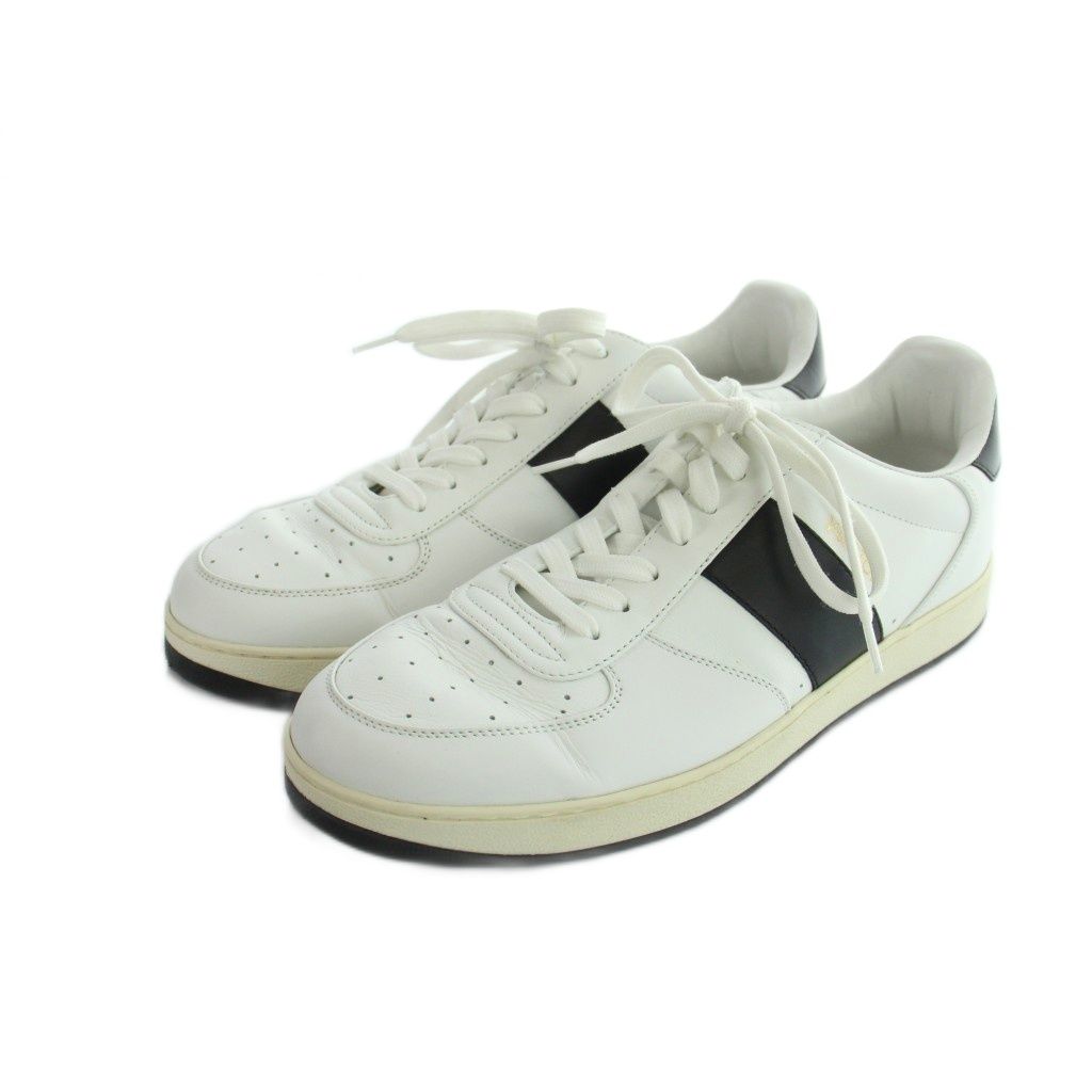Louis Vuitton Rivoli Line Sneakers Low Cut Logo Shoes Leather 6 White — view 2