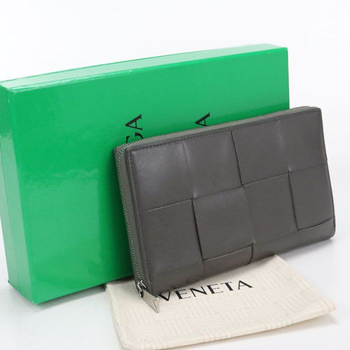 Bottega Veneta Zip Around Wallet Cassette Calf
