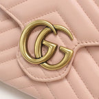 Gucci GG Marmont Chain Wallet Quilted Leather — view 5