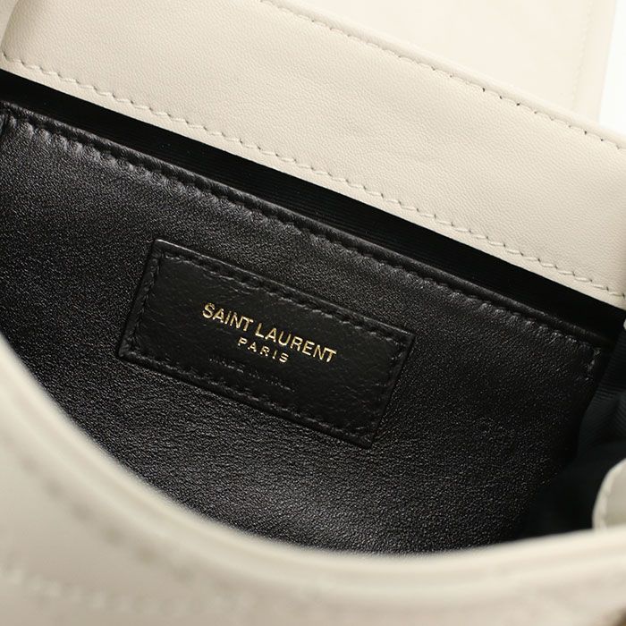 Saint Laurent Nolita Mini YSL Monogram Shoulder Bag Quilted Leather — view 5
