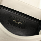 Saint Laurent Nolita Mini YSL Monogram Shoulder Bag Quilted Leather — view 5