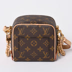 Louis Vuitton Shoulder Bag Just in Case Monogram Dice Shape Brown Gold — view 3