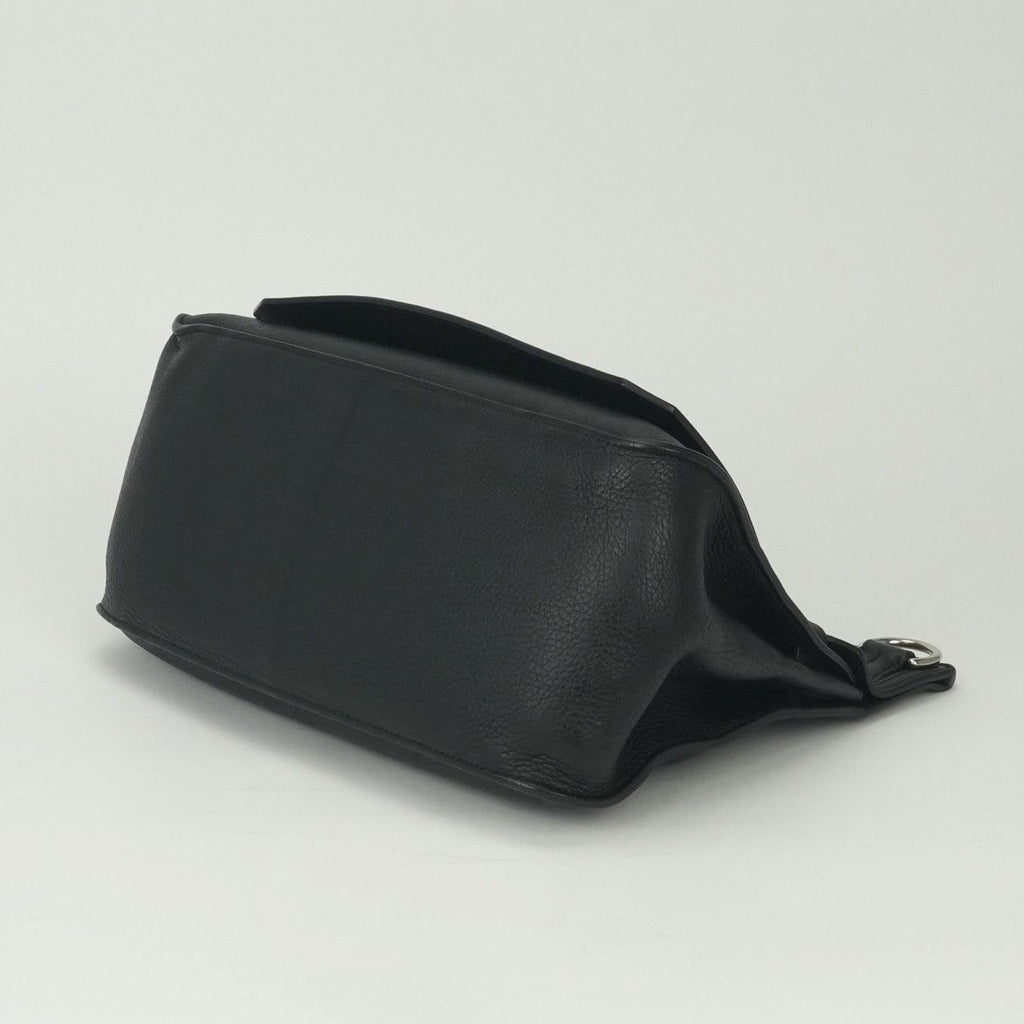 Hermes Gipsiere 34 Shoulder Bag Taurillon Clemence Noir Blue Indigo Black Navy — view 5