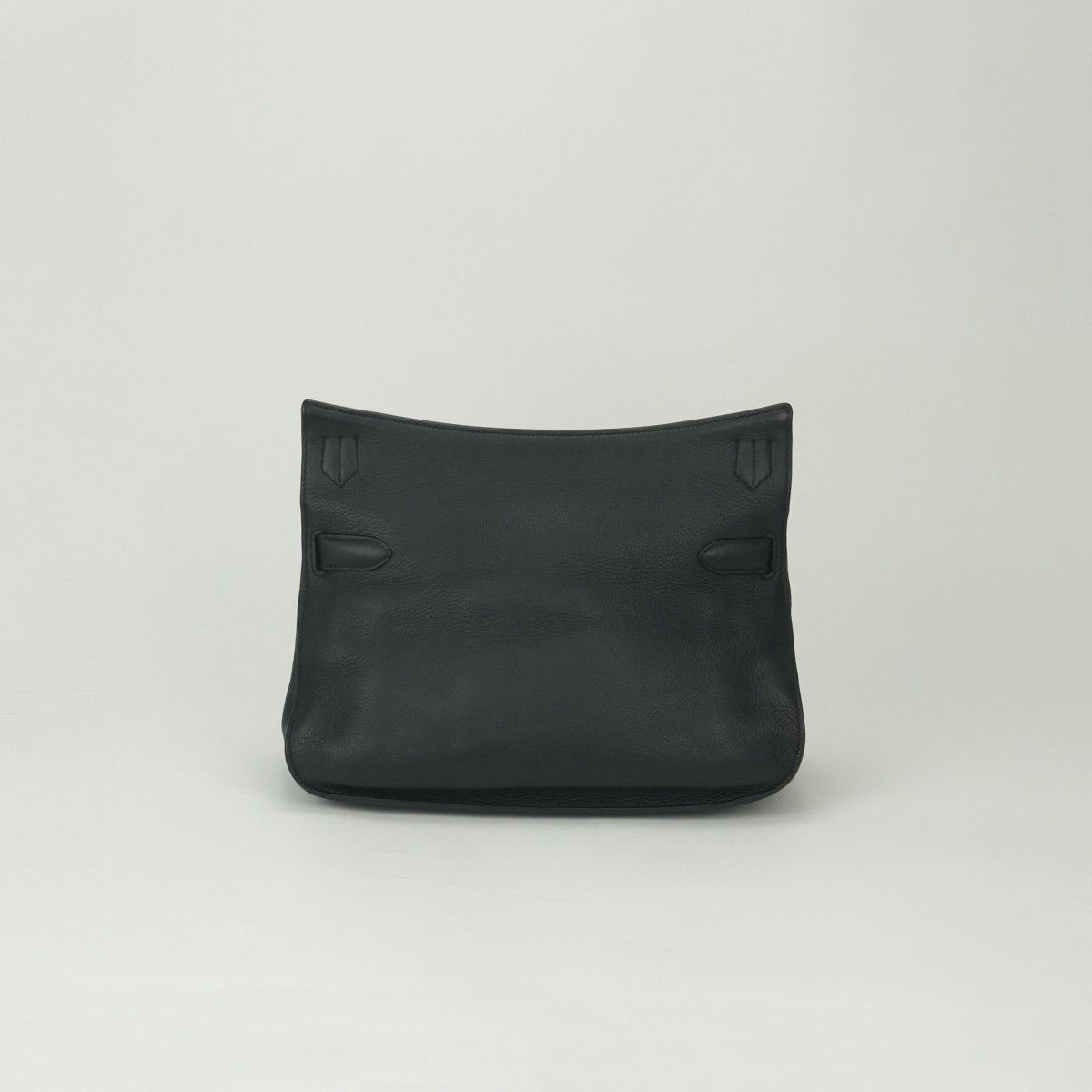 Hermes Gipsiere 34 Shoulder Bag Taurillon Clemence Noir Blue Indigo Black Navy — view 3