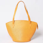 Louis Vuitton Saint Jacques Handbag Epi Leather Yellow Gold