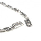 Hermes Cles MM 19 Bracelet Bangle Calf Silver Logo — view 3