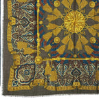 Celine Scarf Large Cm Wool Shawl Brown — view 3