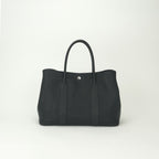 Hermes Garden Party PM 36 Tote Negonda Noir Black Silver — view 3