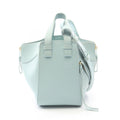 Loewe Handbag Hammock Bag Compact 2-Way Light Blue Leather