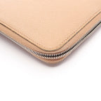 Hermes Round Wallet Azap Long Silk in Chai Leather in — view 8