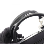 Dior Hardcore Bowling Bag 2-Way Black Leather — view 7