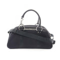Dior Hardcore Bowling Bag 2-Way Black Leather
