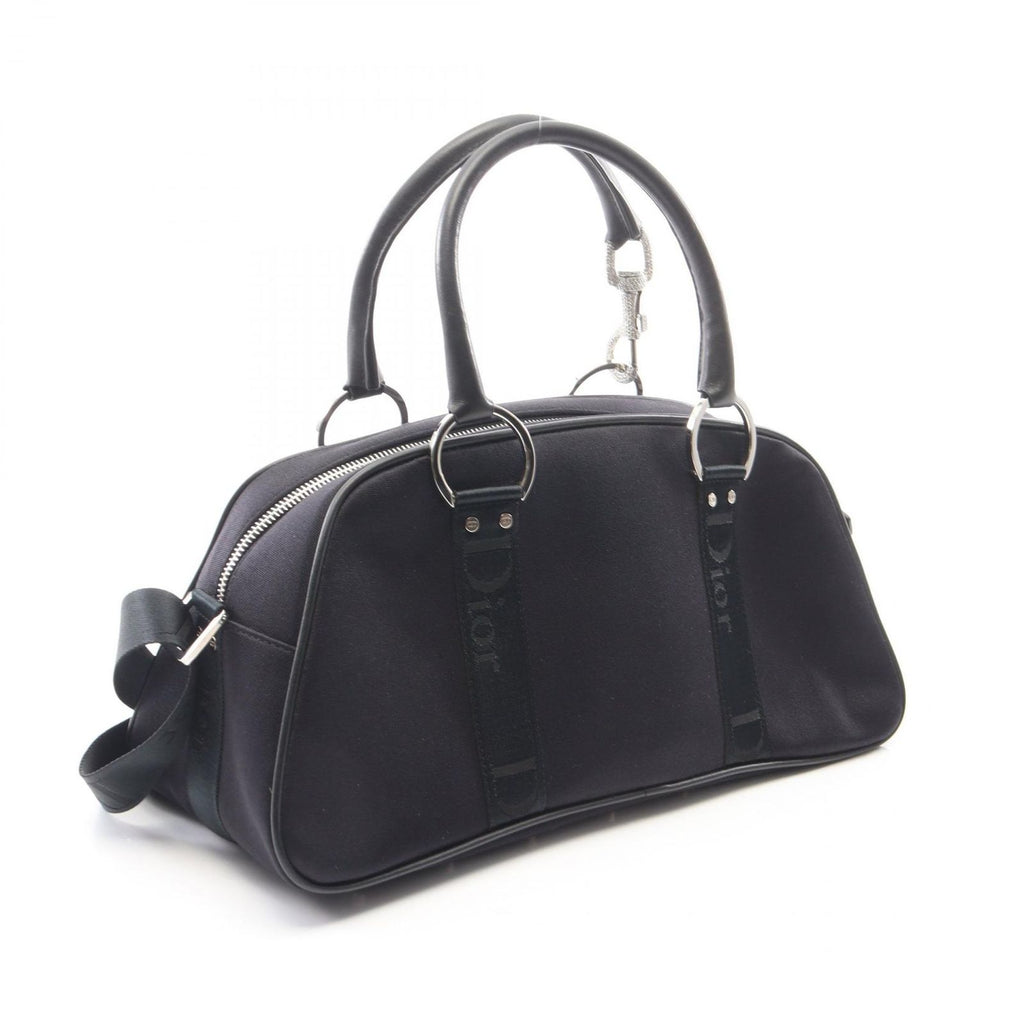 Dior Hardcore Bowling Bag 2-Way Black Leather — view 2