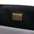 Chanel Shoulder Bag Mini Flap Quilted Black Leather — view 5