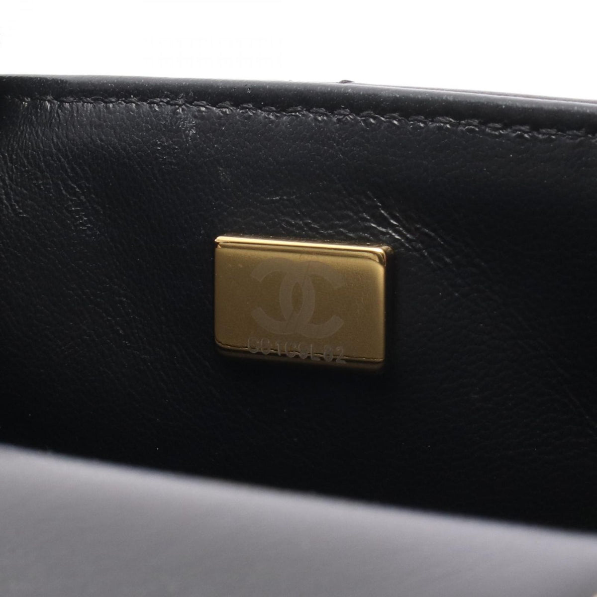 Chanel Shoulder Bag Mini Flap Quilted Black Leather — view 5