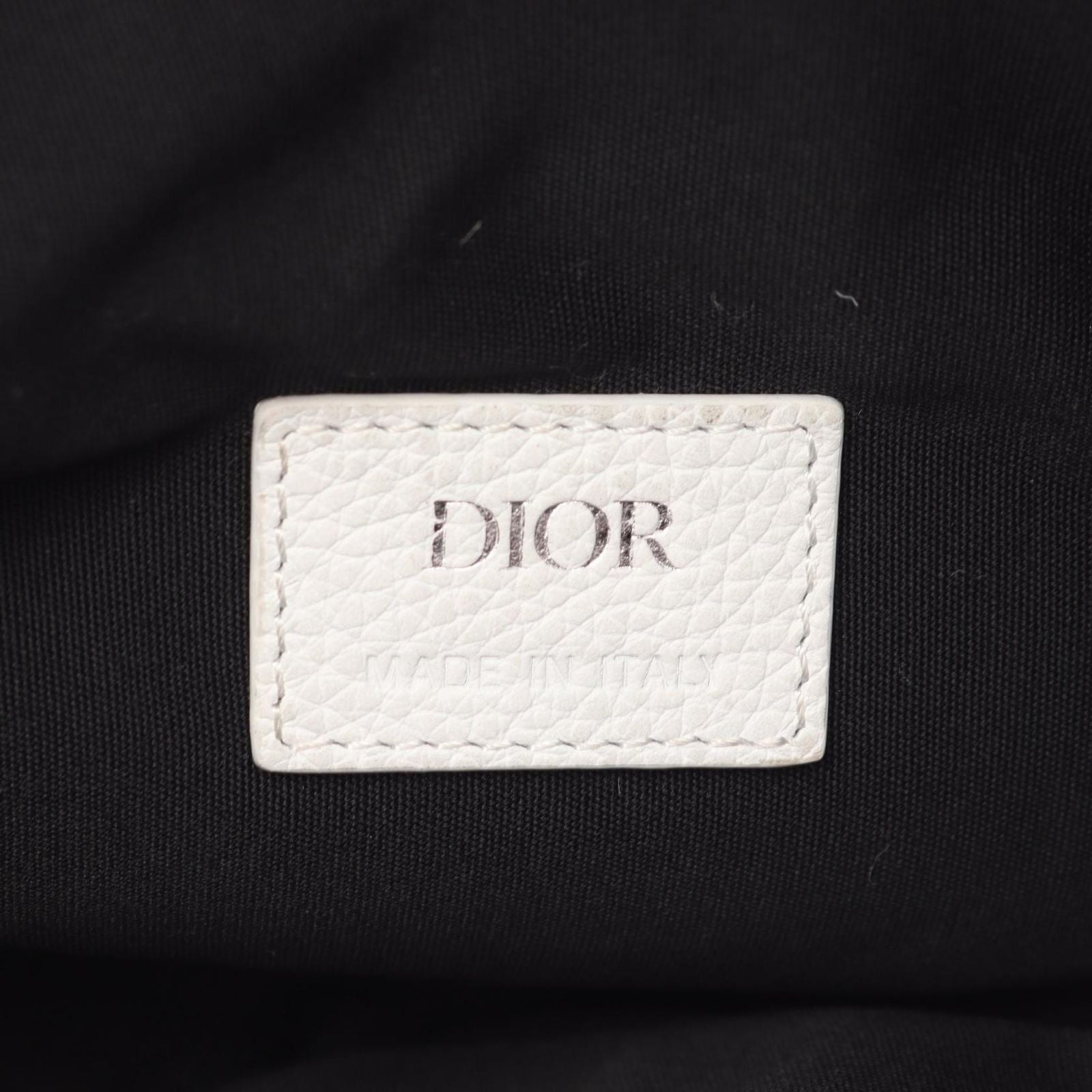 Dior Waist Bag White Leather — view 4