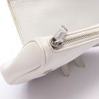 Dior Waist Bag White Leather — view 6