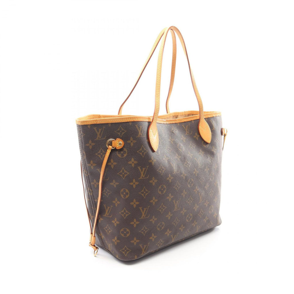 Louis Vuitton Tote Neverfull MM Monogram Canvas Leather — view 2
