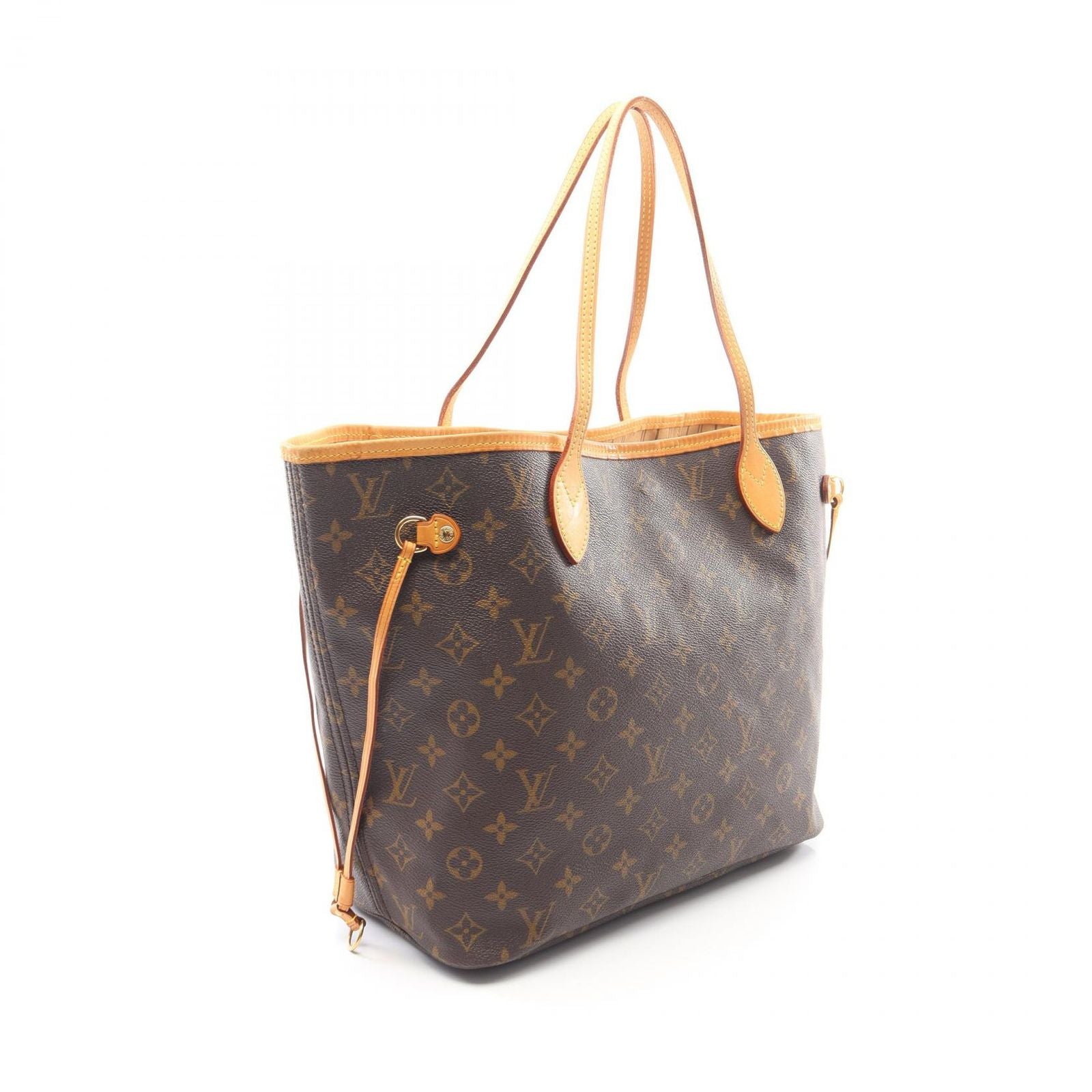Louis Vuitton Tote Neverfull MM Monogram Canvas Leather — view 2