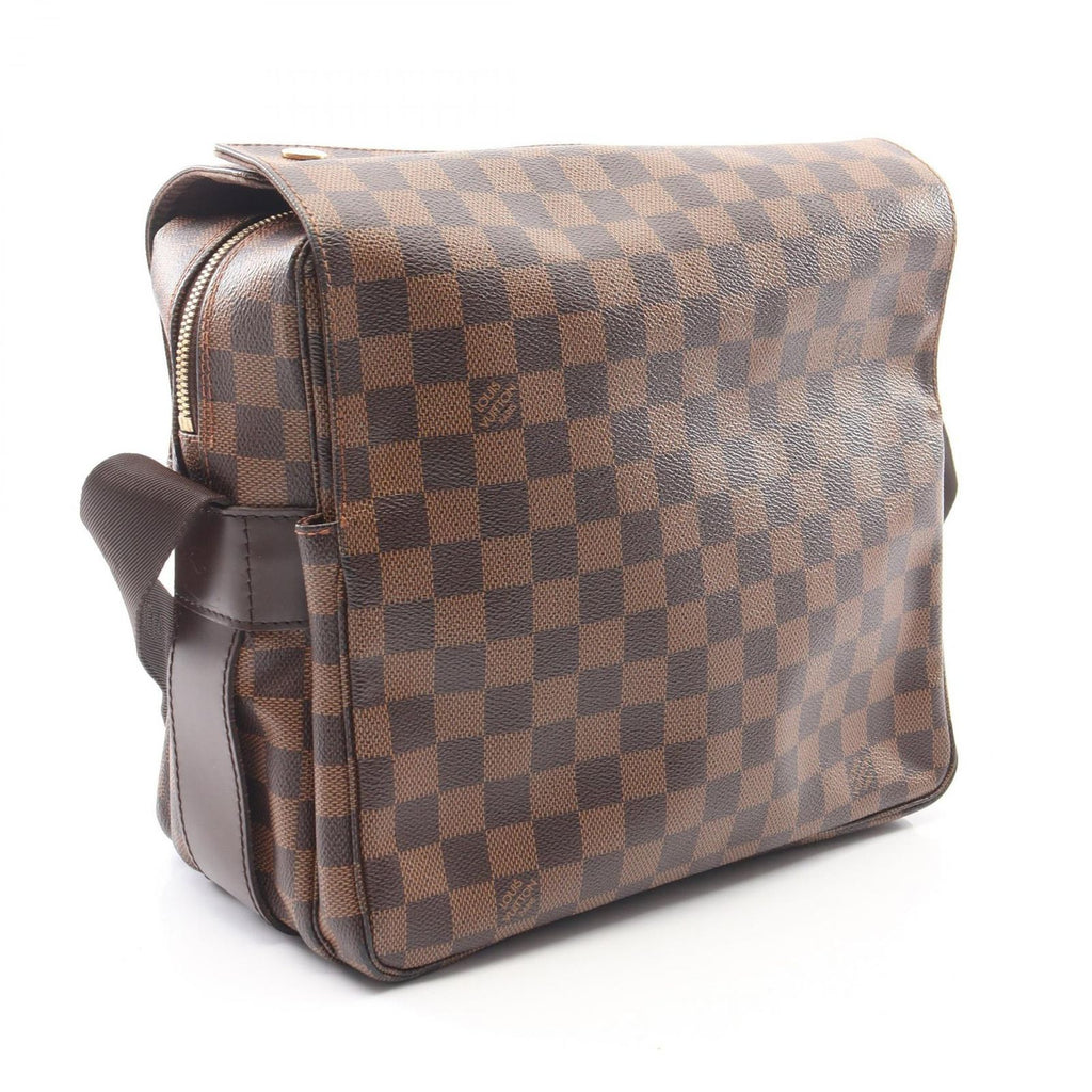 Louis Vuitton Shoulder Bag Naviglio Damier Ebene Canvas Leather — view 2