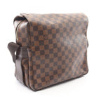 Louis Vuitton Shoulder Bag Naviglio Damier Ebene Canvas Leather — view 2