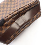 Louis Vuitton Shoulder Bag Naviglio Damier Ebene Canvas Leather — view 8