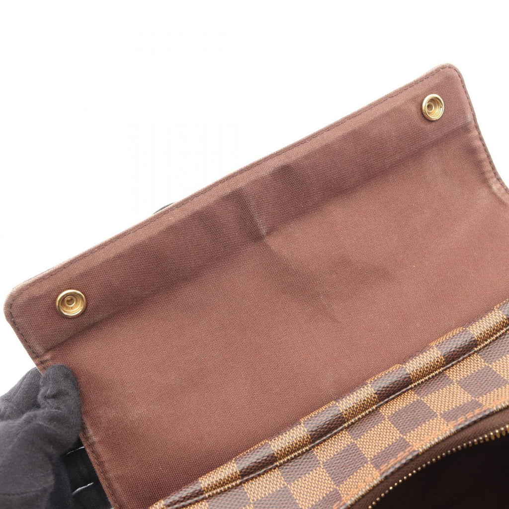 Louis Vuitton Shoulder Bag Naviglio Damier Ebene Canvas Leather — view 6