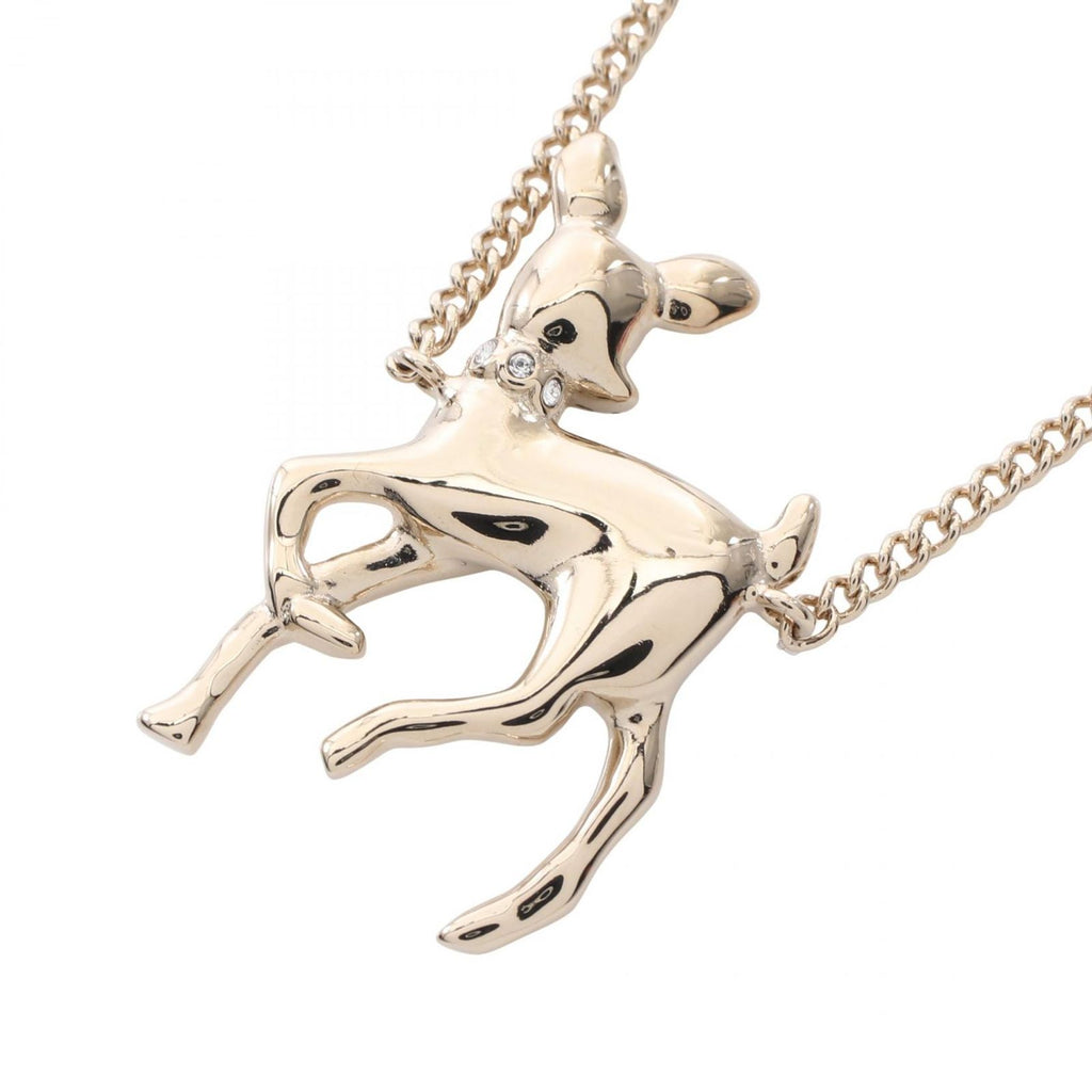 Chanel Necklace Earrings CC Logo Bambi — view 2