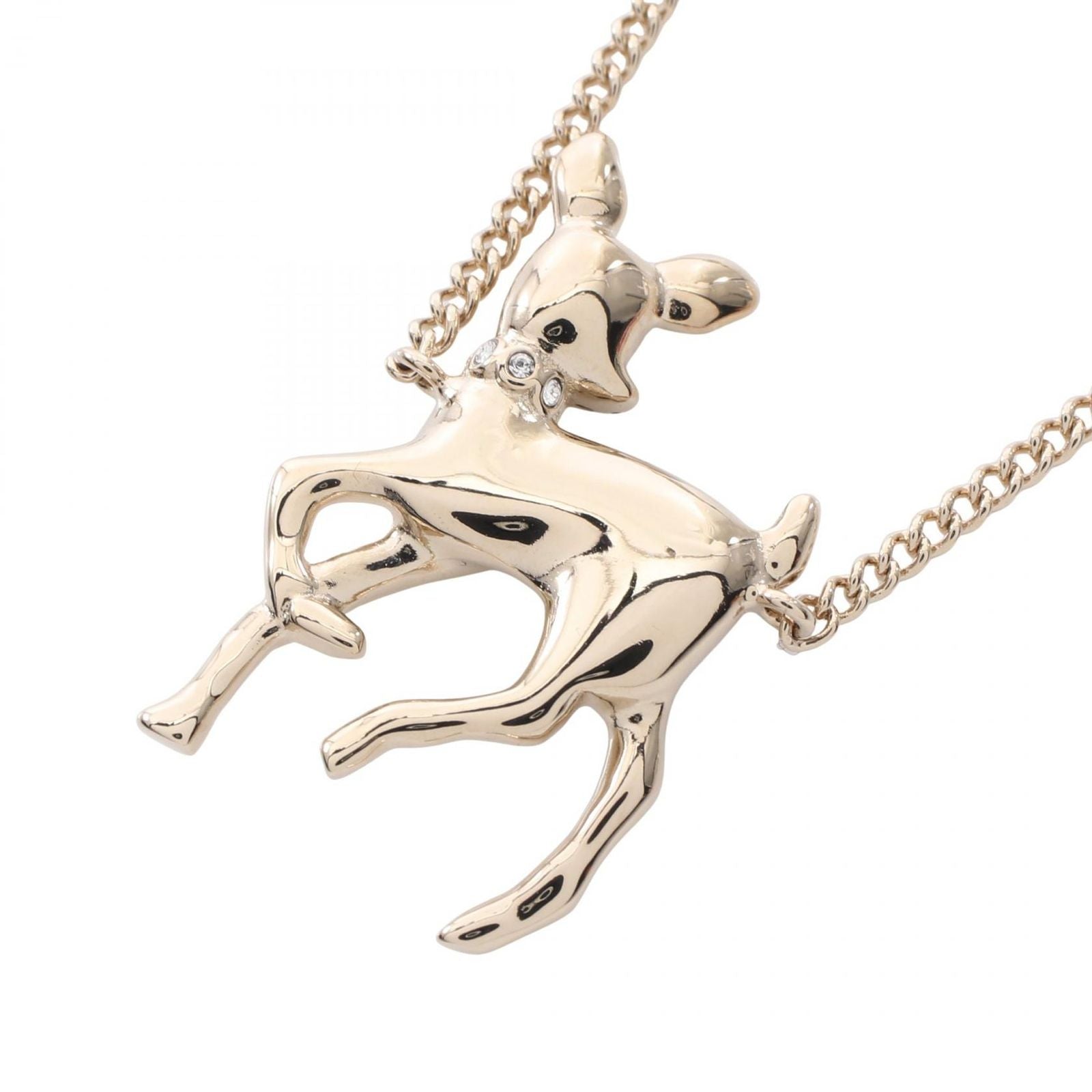 Chanel Necklace Earrings CC Logo Bambi — view 2