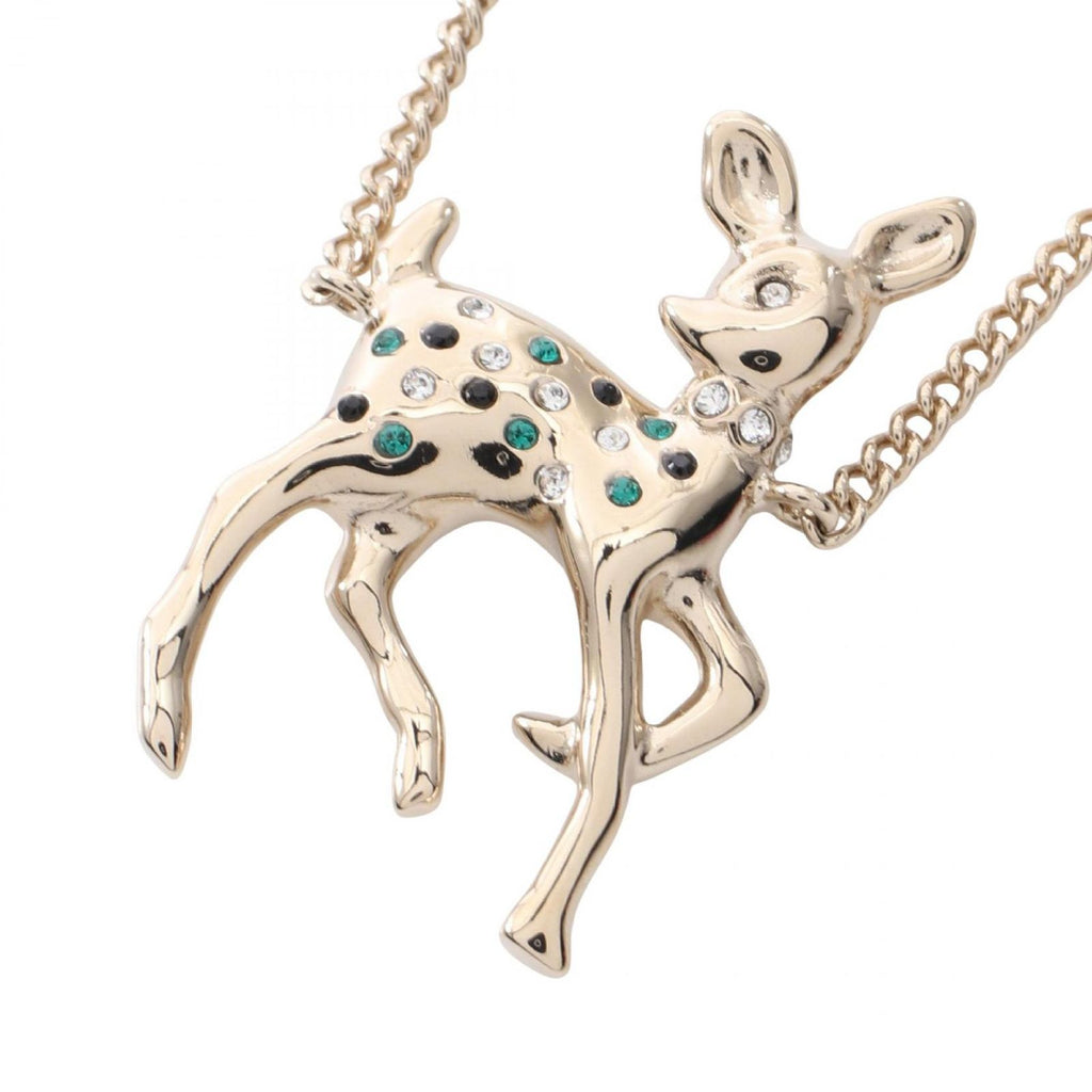 Chanel Necklace Earrings CC Logo Bambi