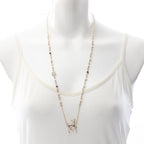 Chanel Necklace Earrings CC Logo Bambi — view 7