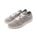 Prada Sneakers Triangle Logo Downtown Gray Nylon Suede