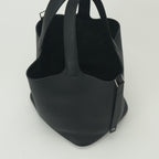 Hermes Picotin Lock MM 22 Tote Taurillon Clemence Noir Black Silver Handbag — view 8