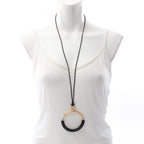 Hermes Necklace Loup Grand Leather Pendant — view 4