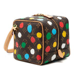 Louis Vuitton Yayoi Kusama Monogram Square Chain Shoulder Bag 2-Way Brown — view 2