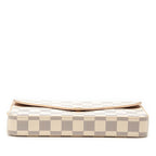 Louis Vuitton Damier Azur Pochette Felicity Chain Wallet Shoulder Bag White — view 3