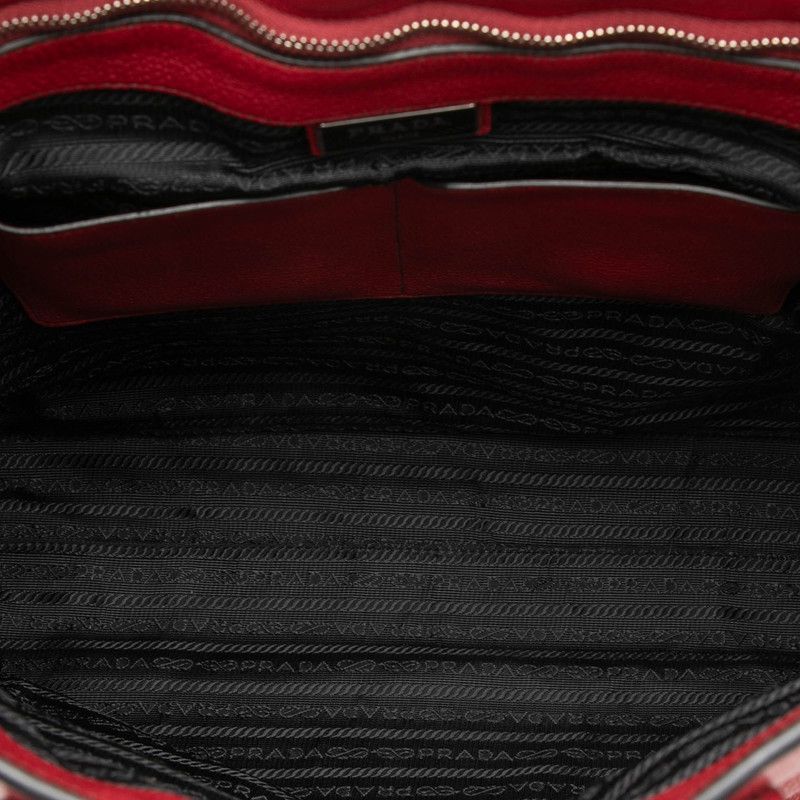 Prada Tote Red Leather — view 4
