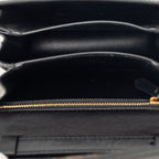 Celine Classic Box Small Shoulder Bag Black Leather — view 4