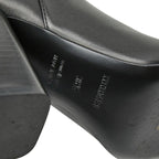 Hermes Ligier 90 Long Boots Heels 36.5 Black Calf — view 6