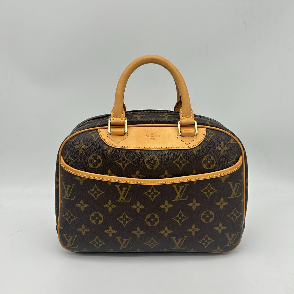 Louis Vuitton Tourville Monogram Mini Boston Hand Bag Brown