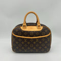 Louis Vuitton Tourville Monogram Mini Boston Hand Bag Brown
