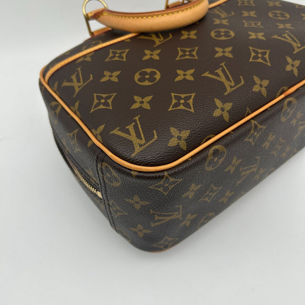 Louis Vuitton Tourville Monogram Mini Boston Hand Bag Brown — view 6