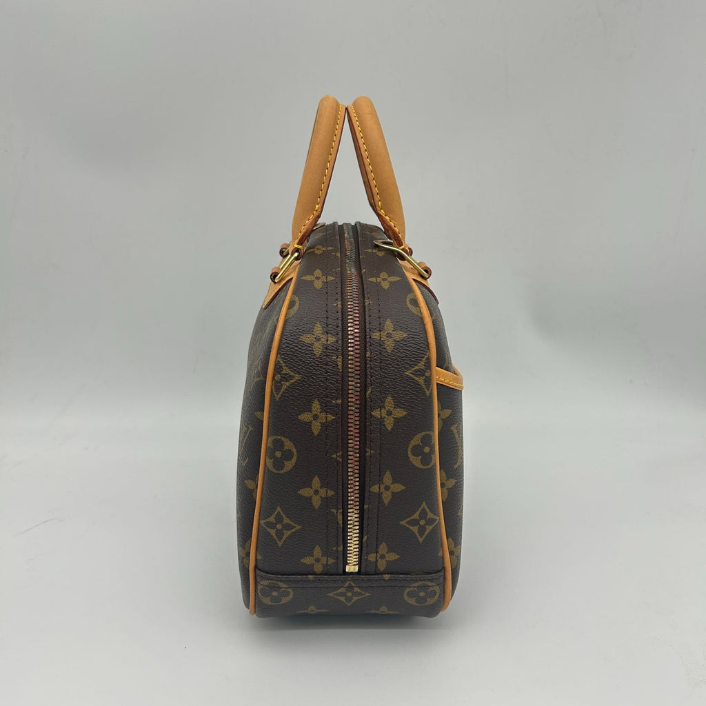 Louis Vuitton Tourville Monogram Mini Boston Hand Bag Brown — view 4