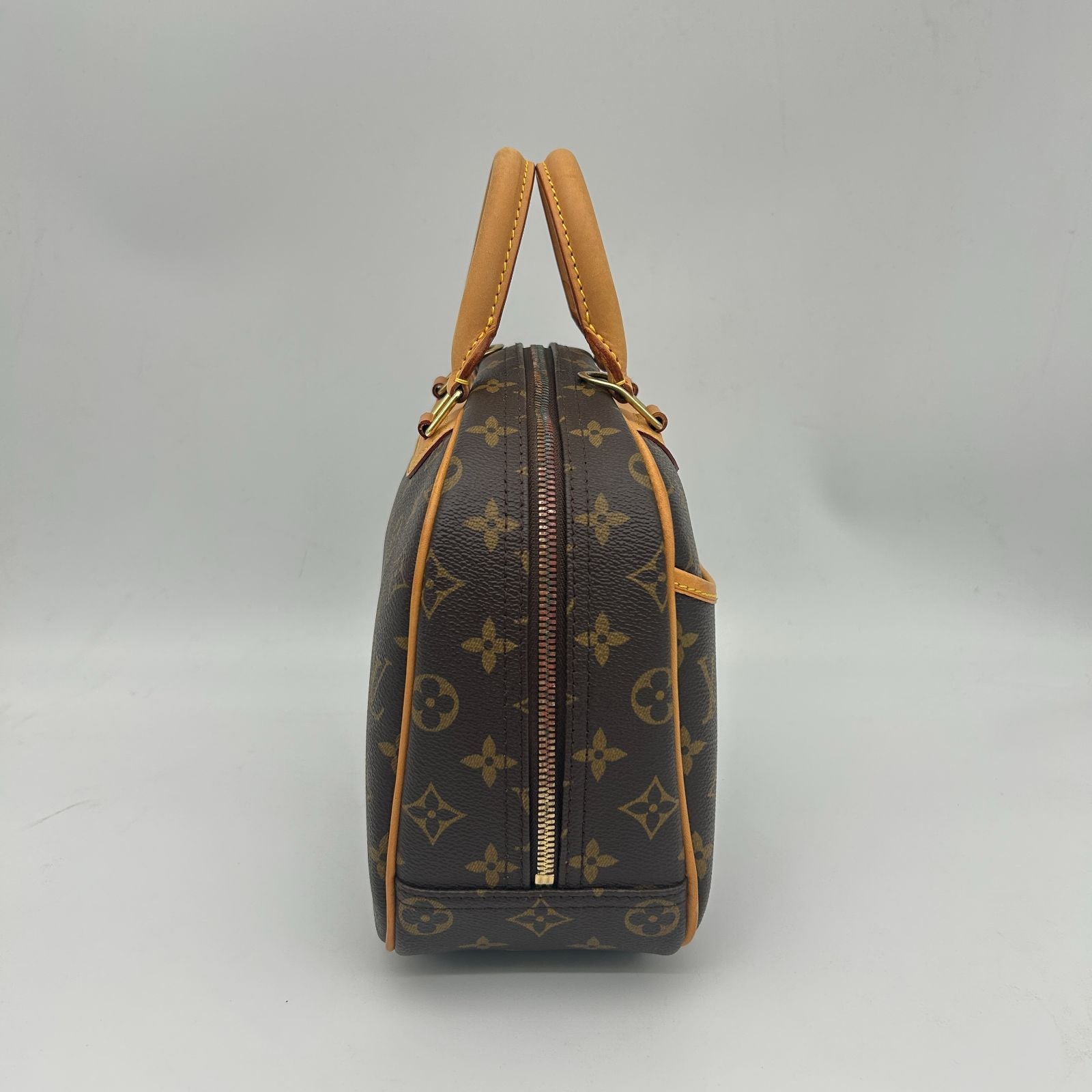 Louis Vuitton Tourville Monogram Mini Boston Hand Bag Brown — view 4