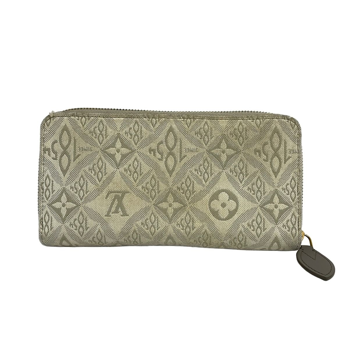 Louis Vuitton Wallet Since Zippy Ecru Beige — view 2